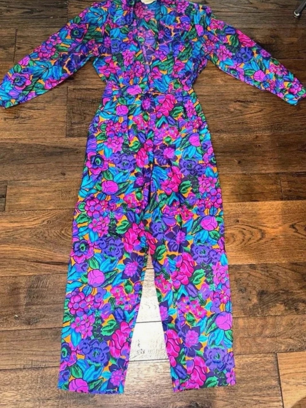 Vintage Joan Walter’s Jumpsuit women’s  - Vibrant Multicolor